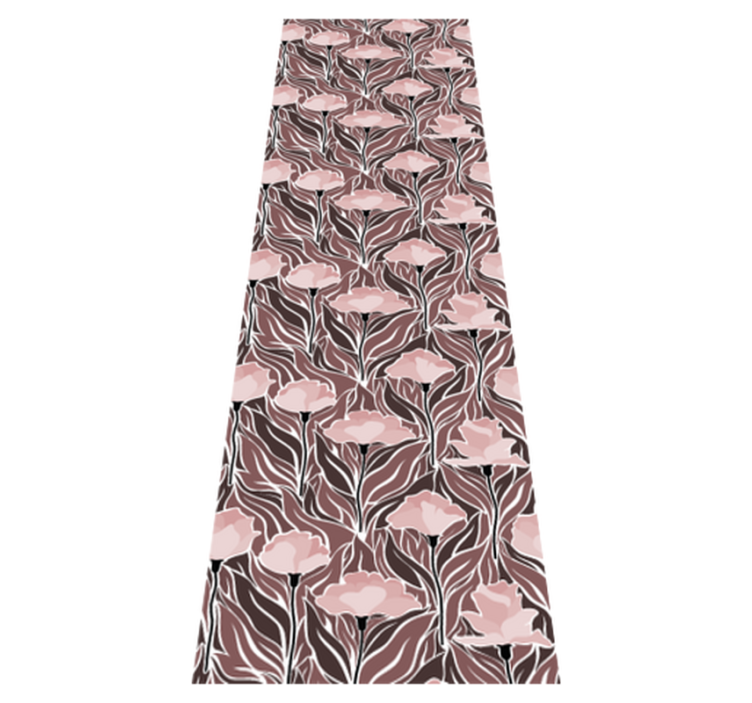 Vinylmatta sovrum vintage abstrakt mönster - Tenstickers