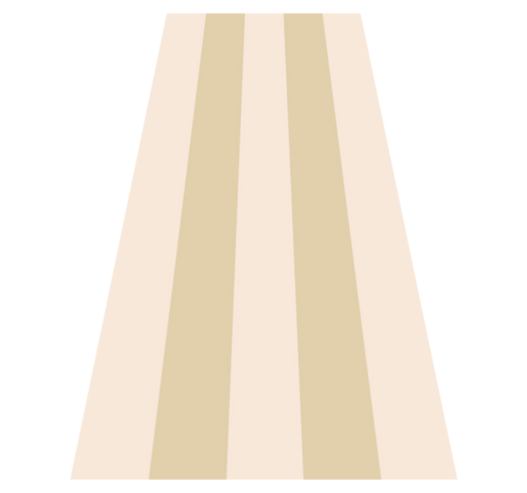 Vinylmatta sovrum i beige nyanser - Tenstickers