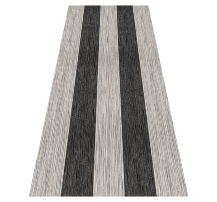 Vinylmatta sovrum svart och vit träeffekt - Tenstickers