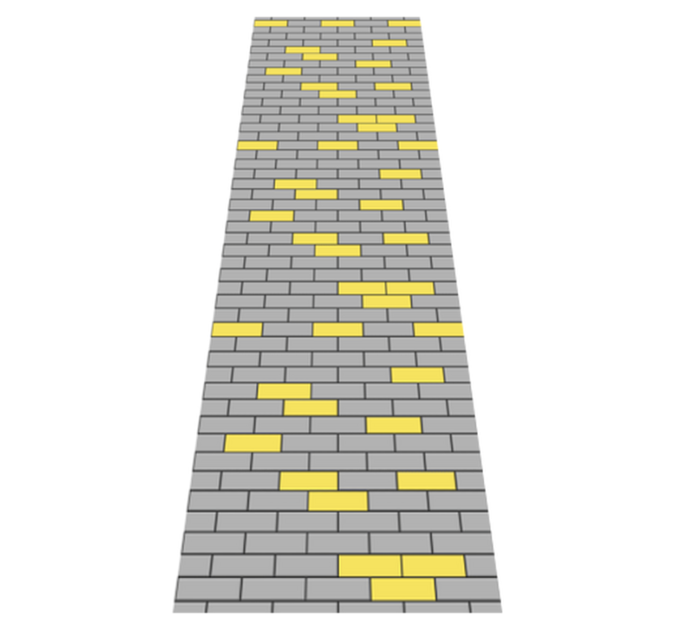 Vinylmatta sovrum tegel pantone mönster - Tenstickers