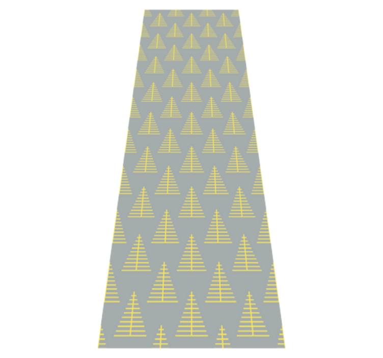 Vinylmatta sovrum pantone träd - Tenstickers