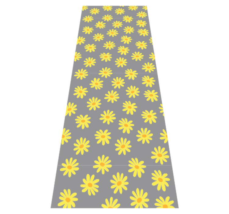 Vinylmatta sovrum pantone ringblomma - Tenstickers