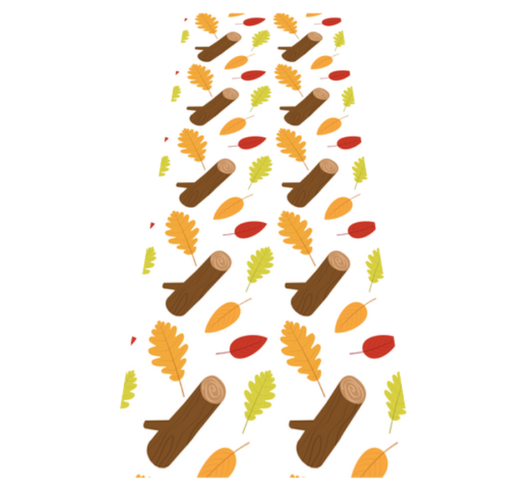 Vinylmatta sovrum i flera färger olika träd - Tenstickers