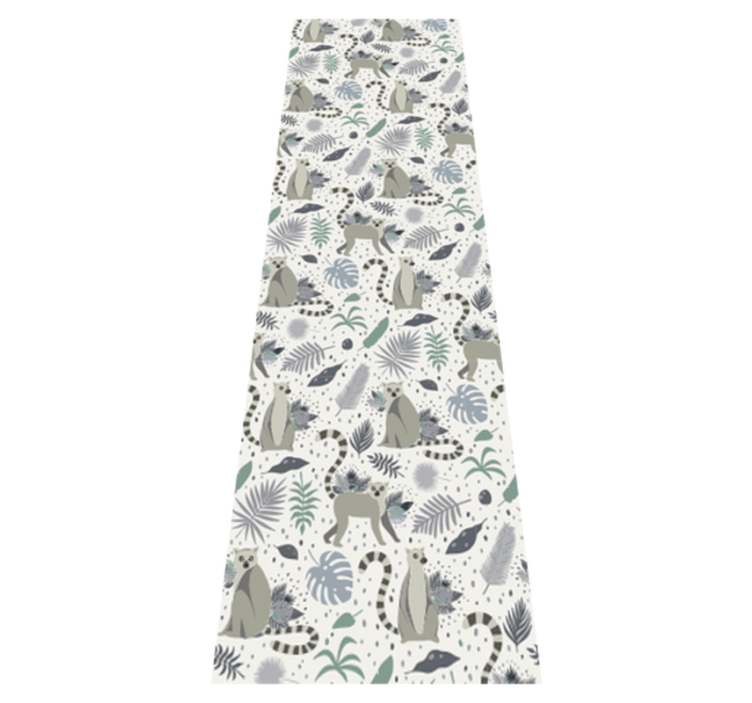 Vinylmatta sovrum nordic lemur - Tenstickers