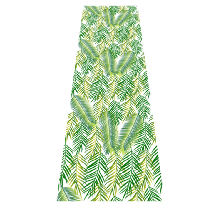 Vinylmatta sovrum prydväxter - Tenstickers