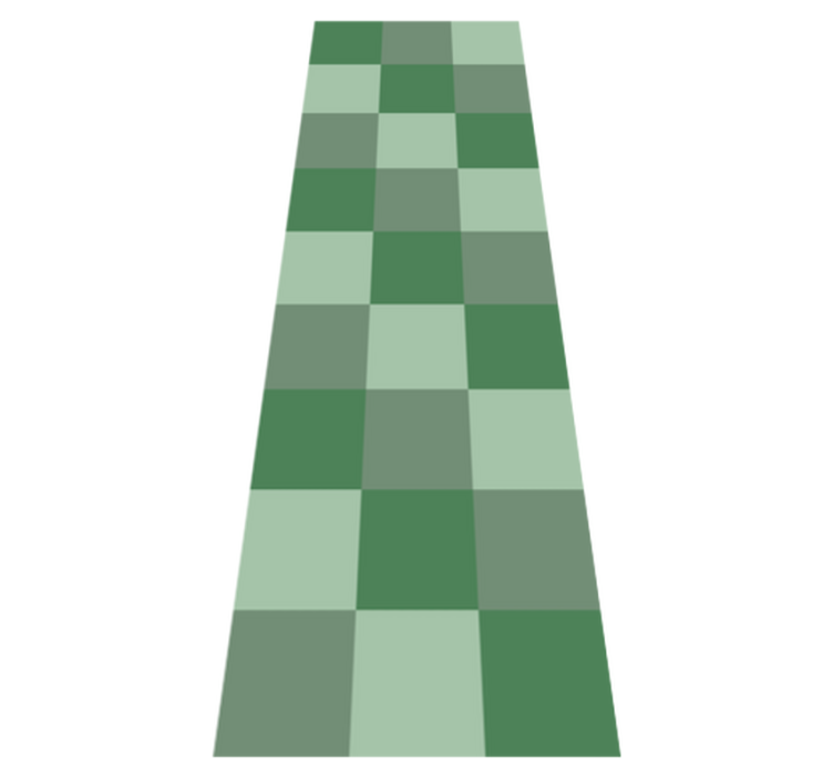 Gröna kakeltoner vinylmatta sovrum - Tenstickers