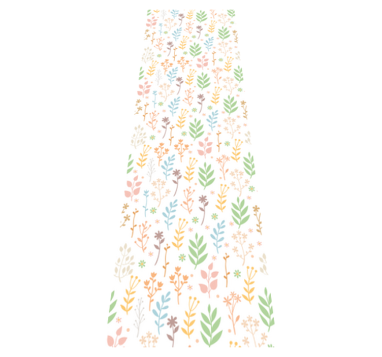 Enkla symboler på vitt vinylmatta sovrum - Tenstickers