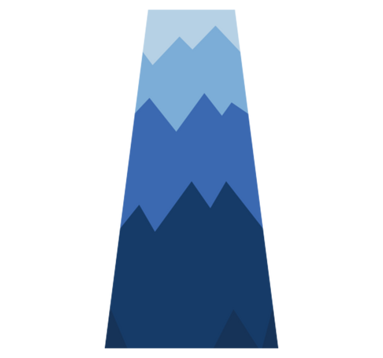 Vinylmatta sovrum quilt i vitt och blått - Tenstickers