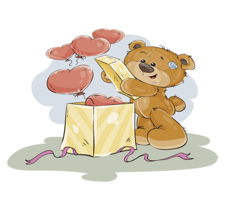 Nallebjörnsfirande Vinylmatta daghem - Tenstickers