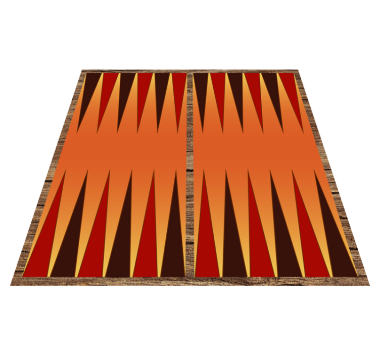 Fantastiskt backgammon brädspel vinyl matta - Tenstickers