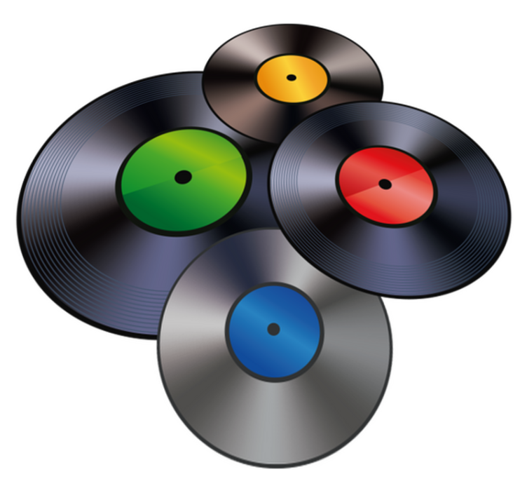 Spelar in vintage vinylmattor - Tenstickers