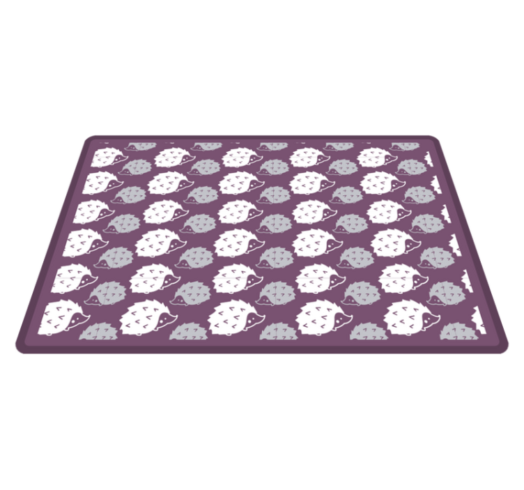 Tecknade igelkottar Vinylmatta Barn - Tenstickers