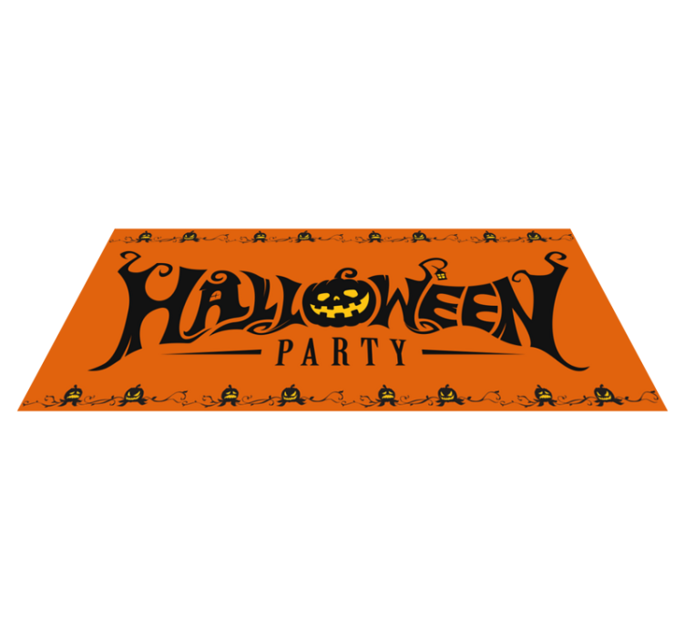 Hallowen fest vinyl matta - Tenstickers