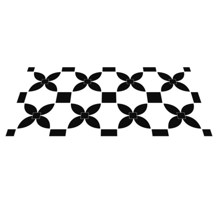 Svart tryckt street vinyl matta svarta plattor - Tenstickers