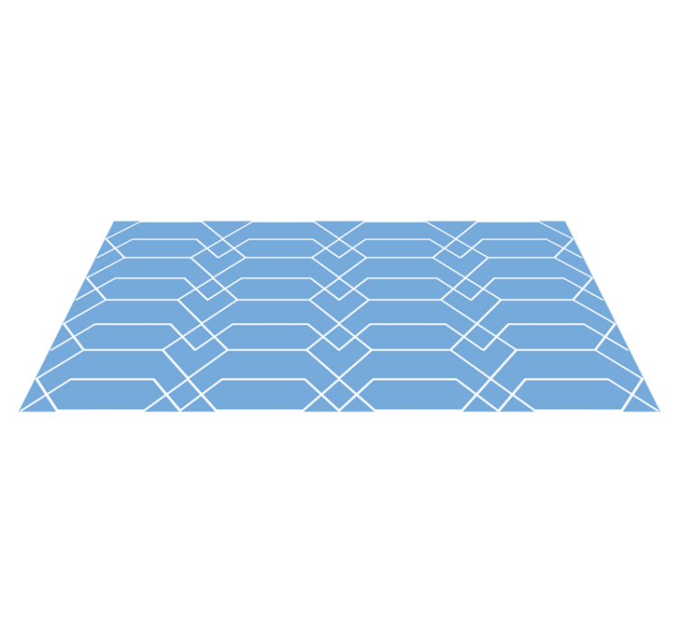 Sexkantiga figurer geometriska mattor - Tenstickers