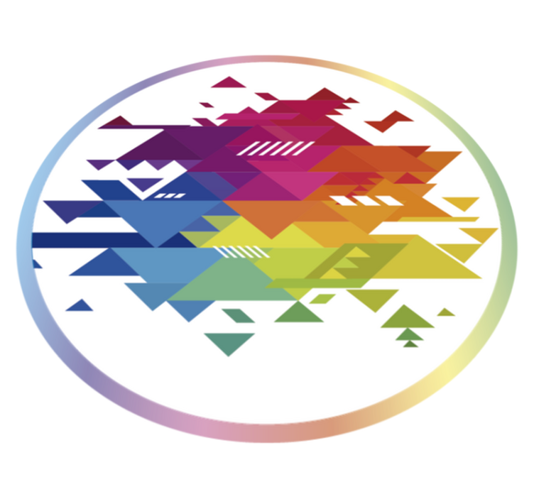 Färgad vinyl vinylmatta för barn - Tenstickers