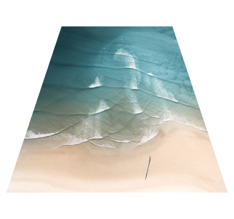 Havet strand natur vinyl matta - Tenstickers