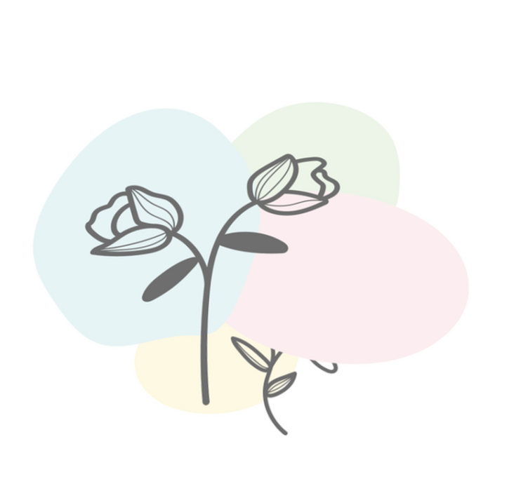 Beija flor modern vinylmatta - Tenstickers