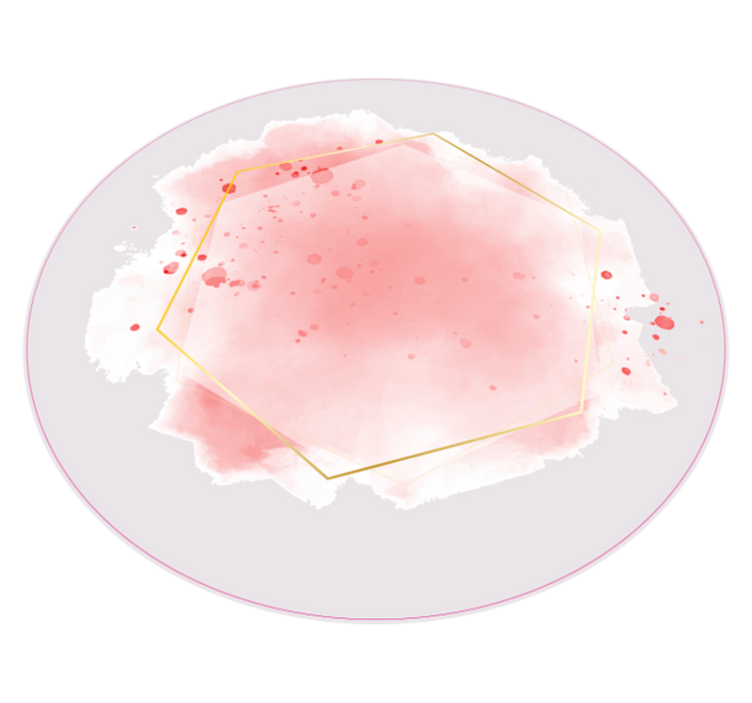 Abstrakt akvarell Vinylmatta minimalistisk - Tenstickers