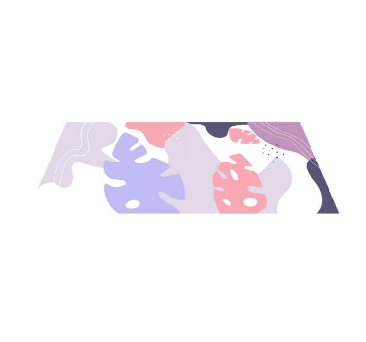 Abstrakt monstera Vinylmatta textur - Tenstickers