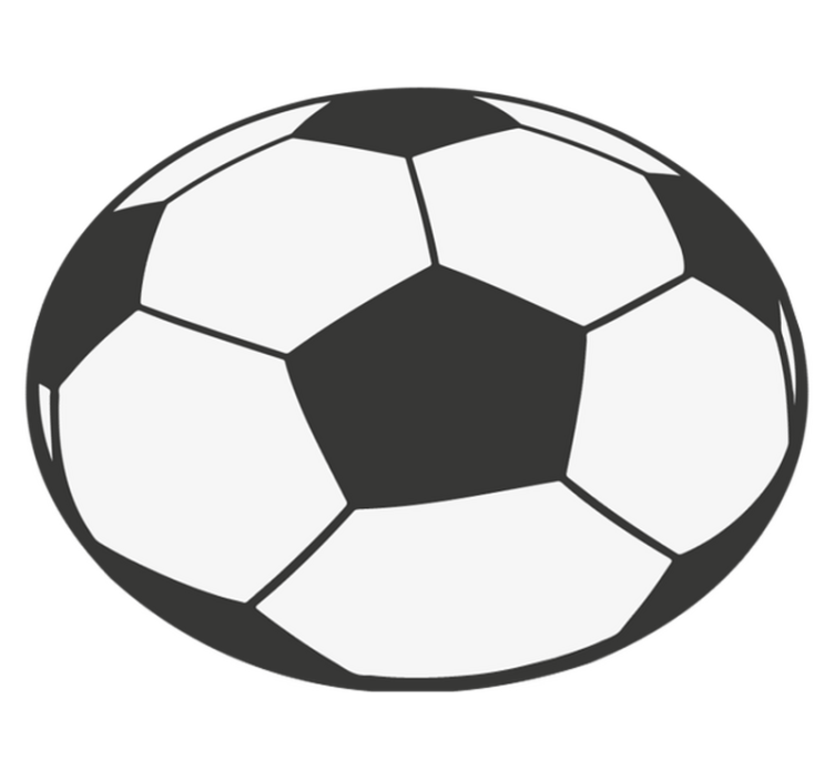 Fotboll boll barn vinyl matta - Tenstickers