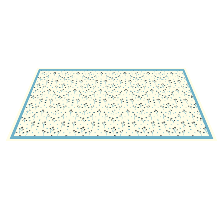 Subtilt botaniskt motiv Vinylmatta sovrum - Tenstickers