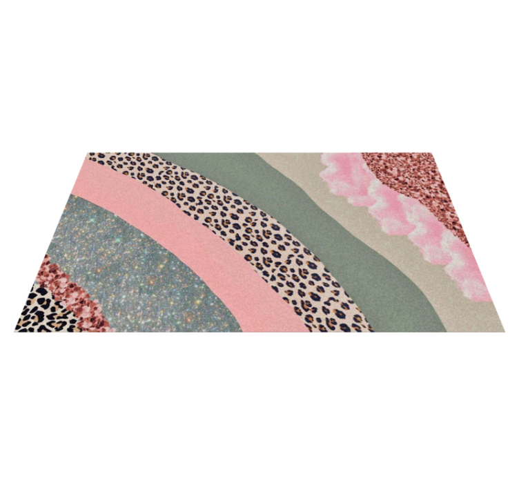 Magiska ränder med tryck ränder matta - Tenstickers