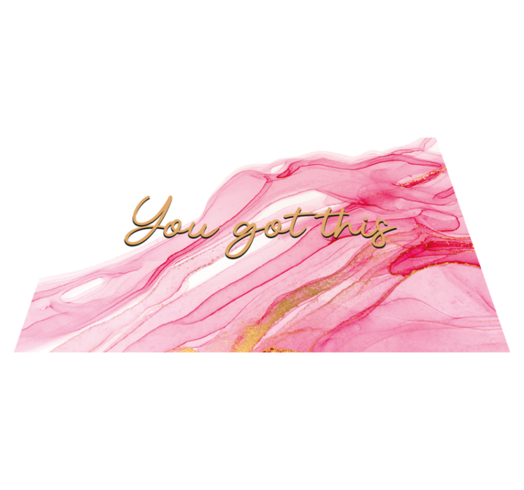 Du fick det här Vinylmattor med fraser - Tenstickers