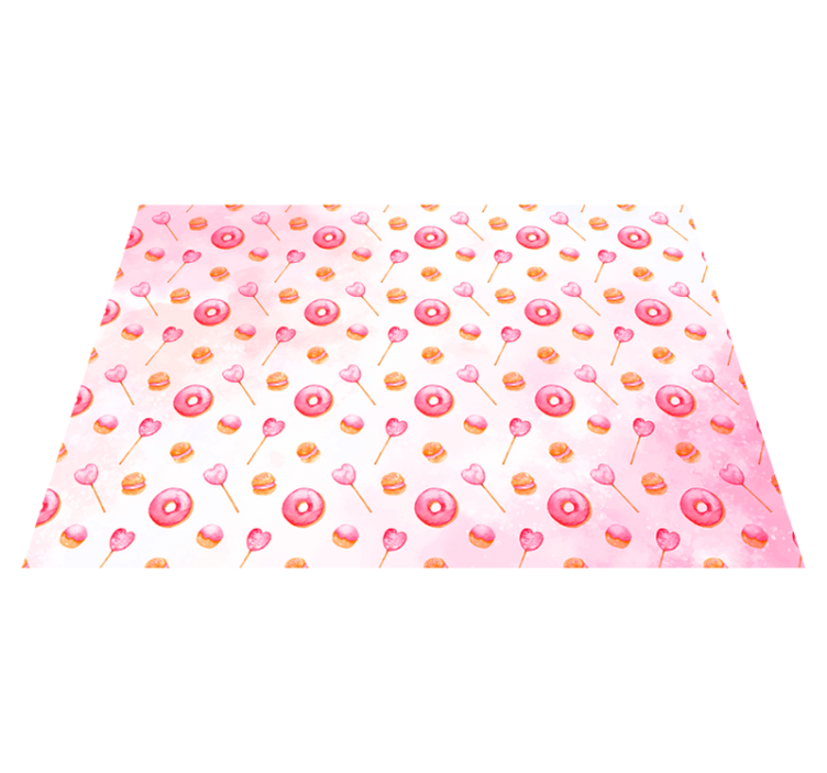 Söt glädje lycka Vinylmatta Kök - Tenstickers