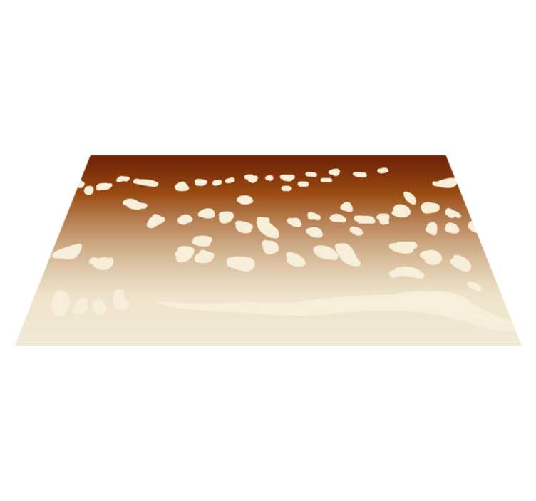 Rådjur hud djur tryck vinyl matta - Tenstickers