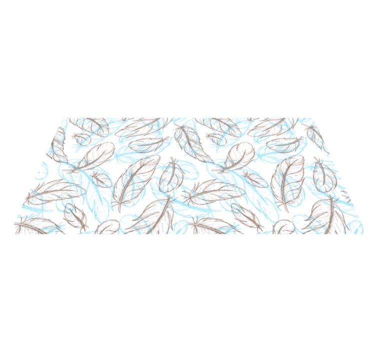 Naturinspirerade löv Vinylmatta foajé - Tenstickers