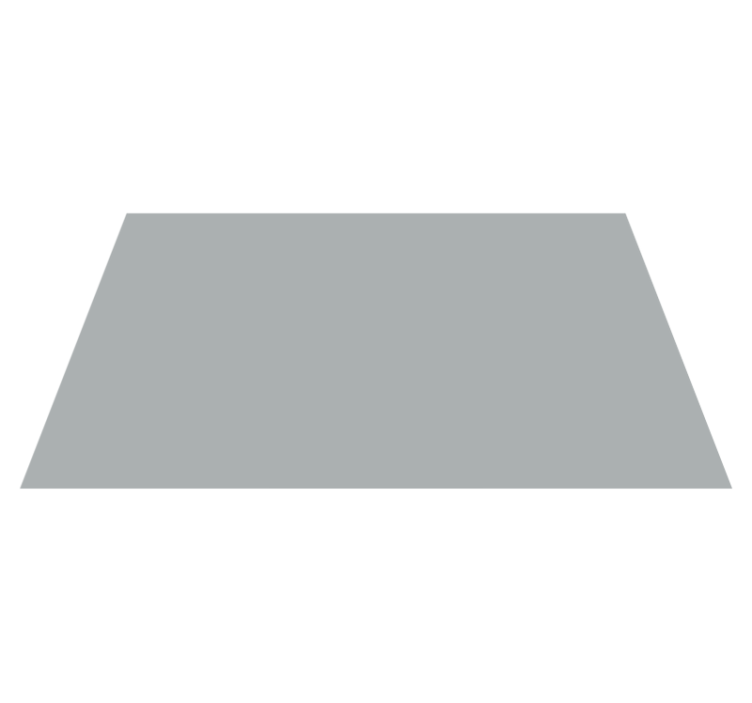 Grå rektangel modern vinylmatta - Tenstickers