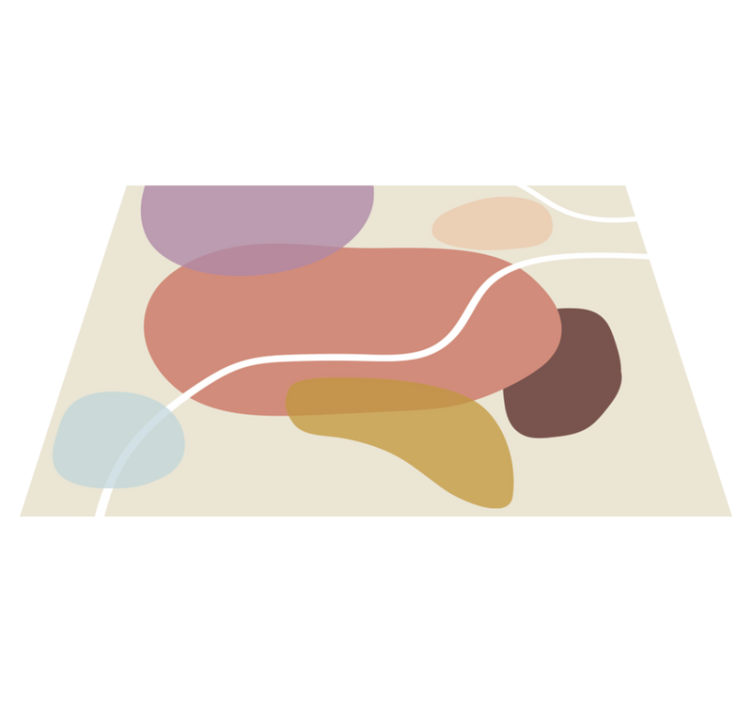 70-tals pop multi art vintage matta - Tenstickers