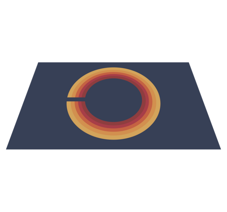 Retro solcellsdesign Vinylmatta årgång - Tenstickers