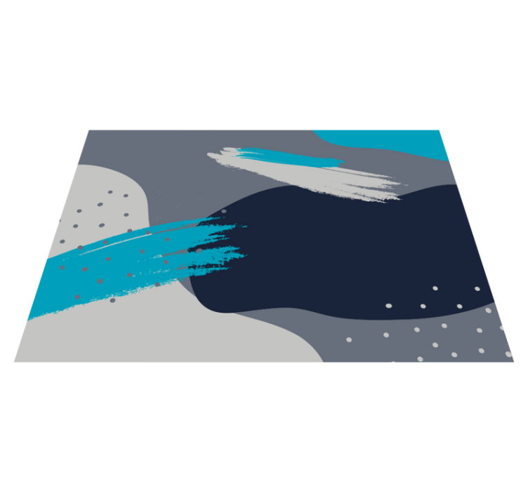 Abstrakt stänkmönster Vinylmatta modern - Tenstickers