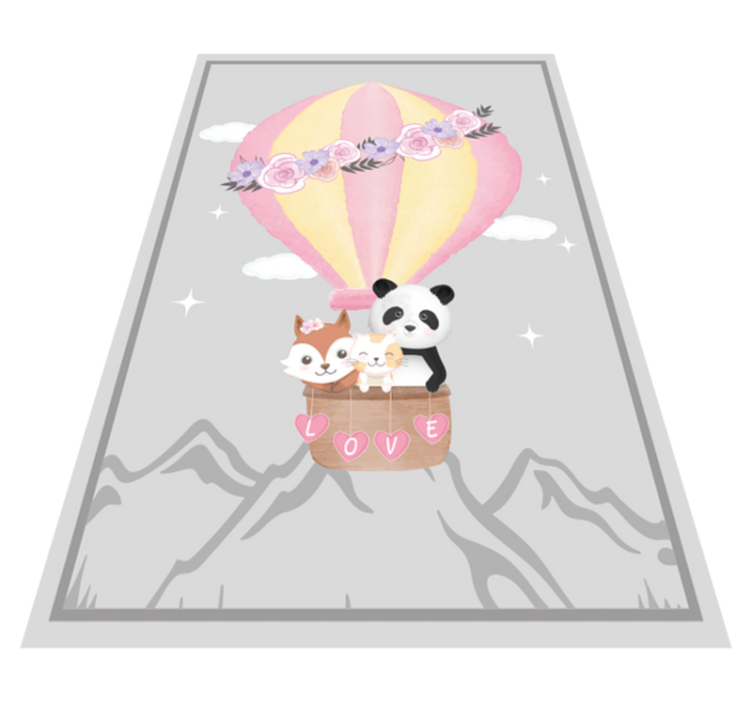 Hetluftskärlek Vinylmatta Barn - Tenstickers