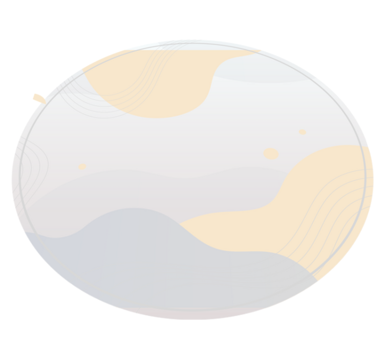 Mjuka vågmotiv Vinylmatta minimalistisk - Tenstickers