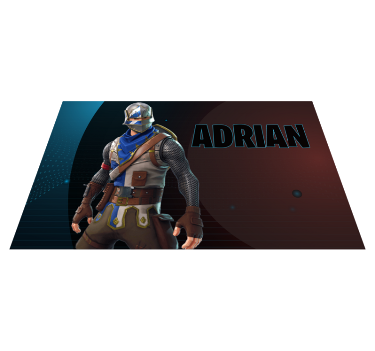 Heroisk spelkaraktär Vinylmatta Ungdom - Tenstickers