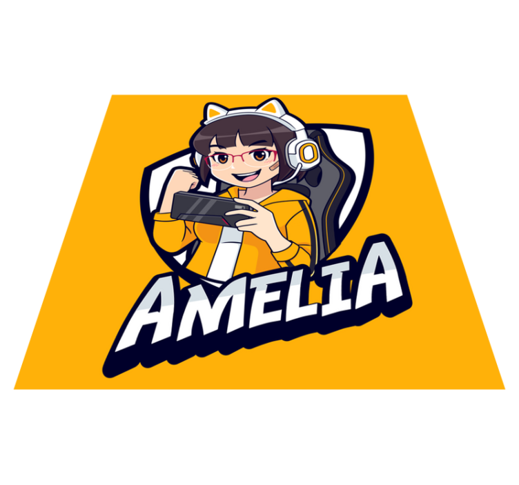 Anpassat spelporträtt Vinylmatta Ungdom - Tenstickers