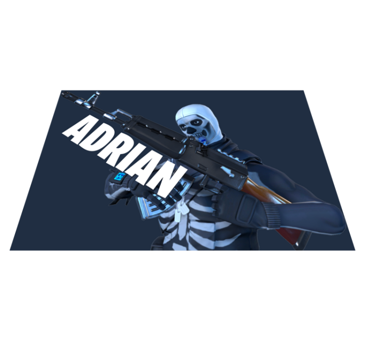 Videospel skalle pojke sovrumsmatta - Tenstickers