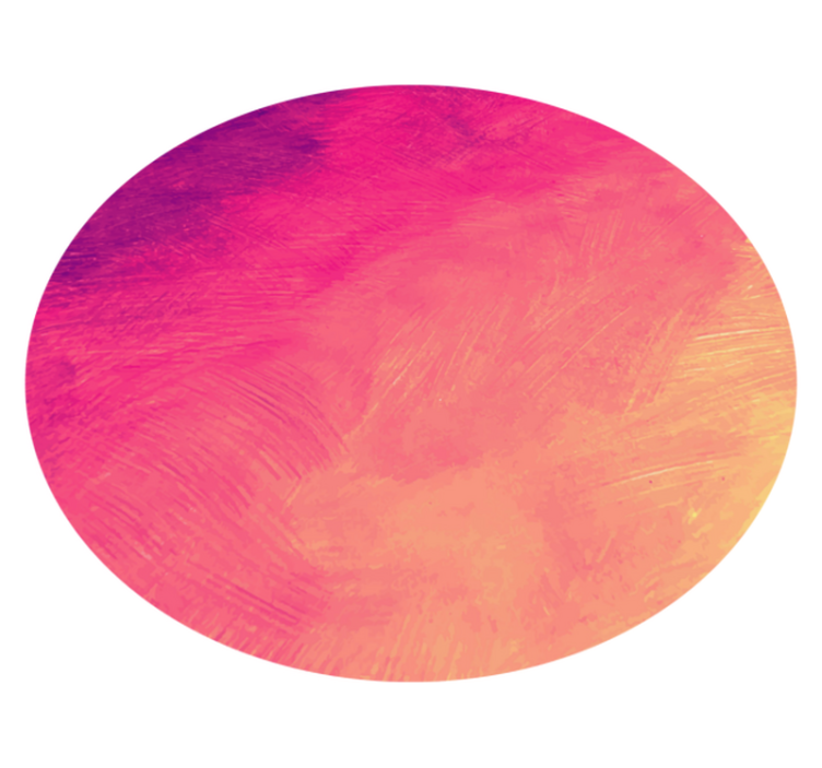 Gradient cirkulär konst Vinylmatta sovrum - Tenstickers