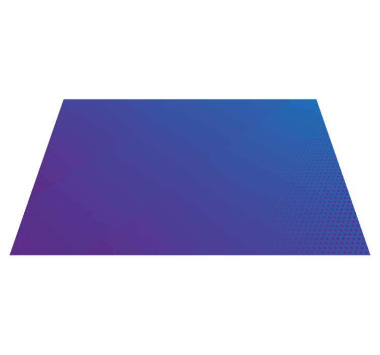 Abstrakt lila till blå matta - Tenstickers