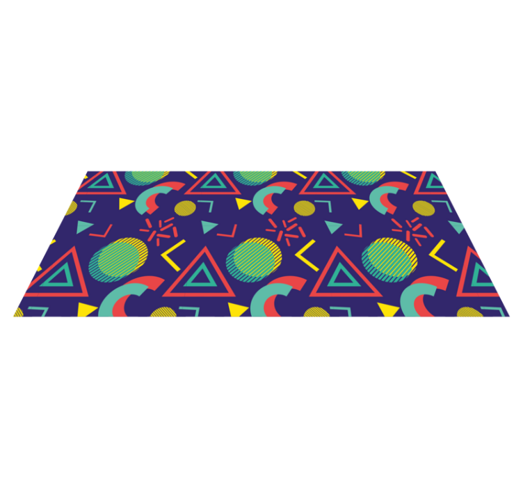 Vinylmatta geometrisk livliga geometriska motiv - Tenstickers