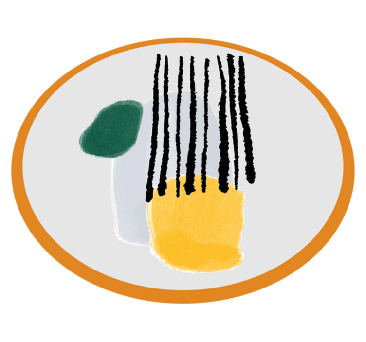 Måla abstrakt konst geometriska mattor - Tenstickers