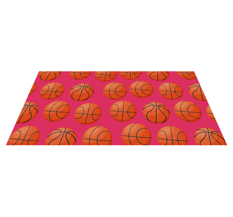 Basketmotiv Andra Vinylmattor - Tenstickers