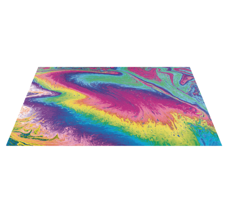 Marmor regnbåge konsistens matta - Tenstickers