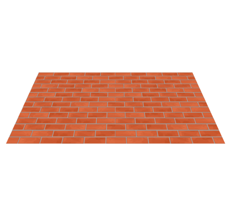 Matta för textur för rött tegelstenmönster - Tenstickers