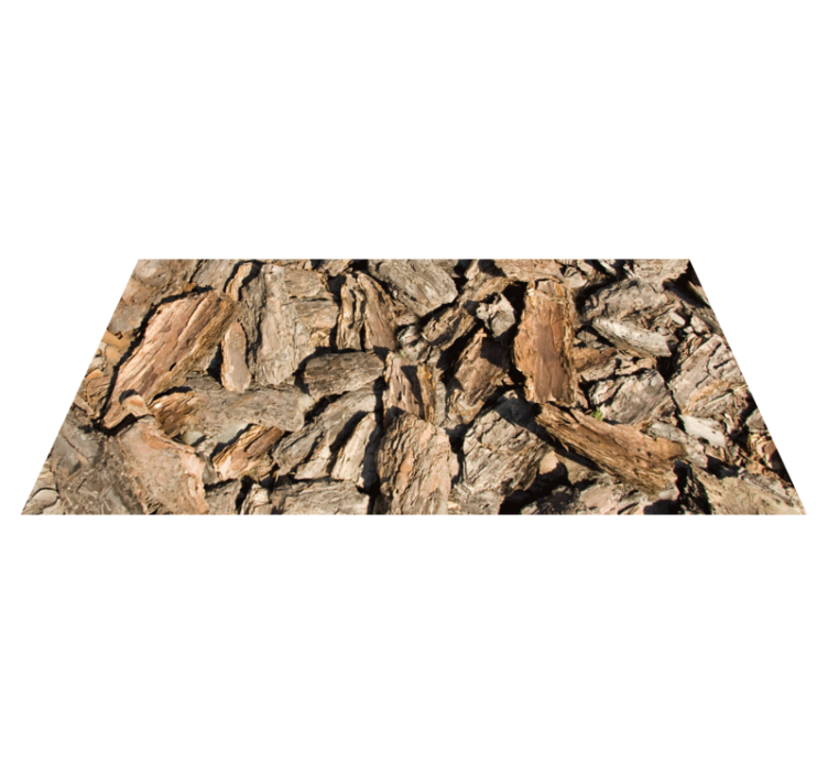 Brun rustik matta för trädbarktextur - Tenstickers