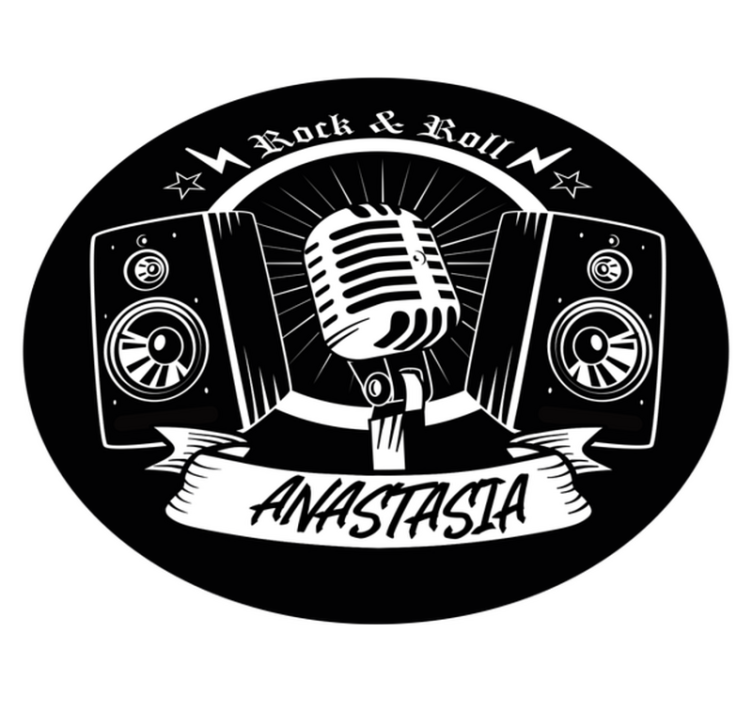 Rock and roll med namn Vinylmatta Ungdom - Tenstickers