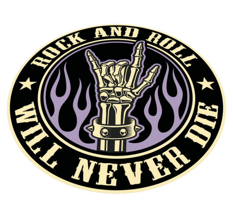 Sten hand tecken i brand med text sovrum matta - Tenstickers